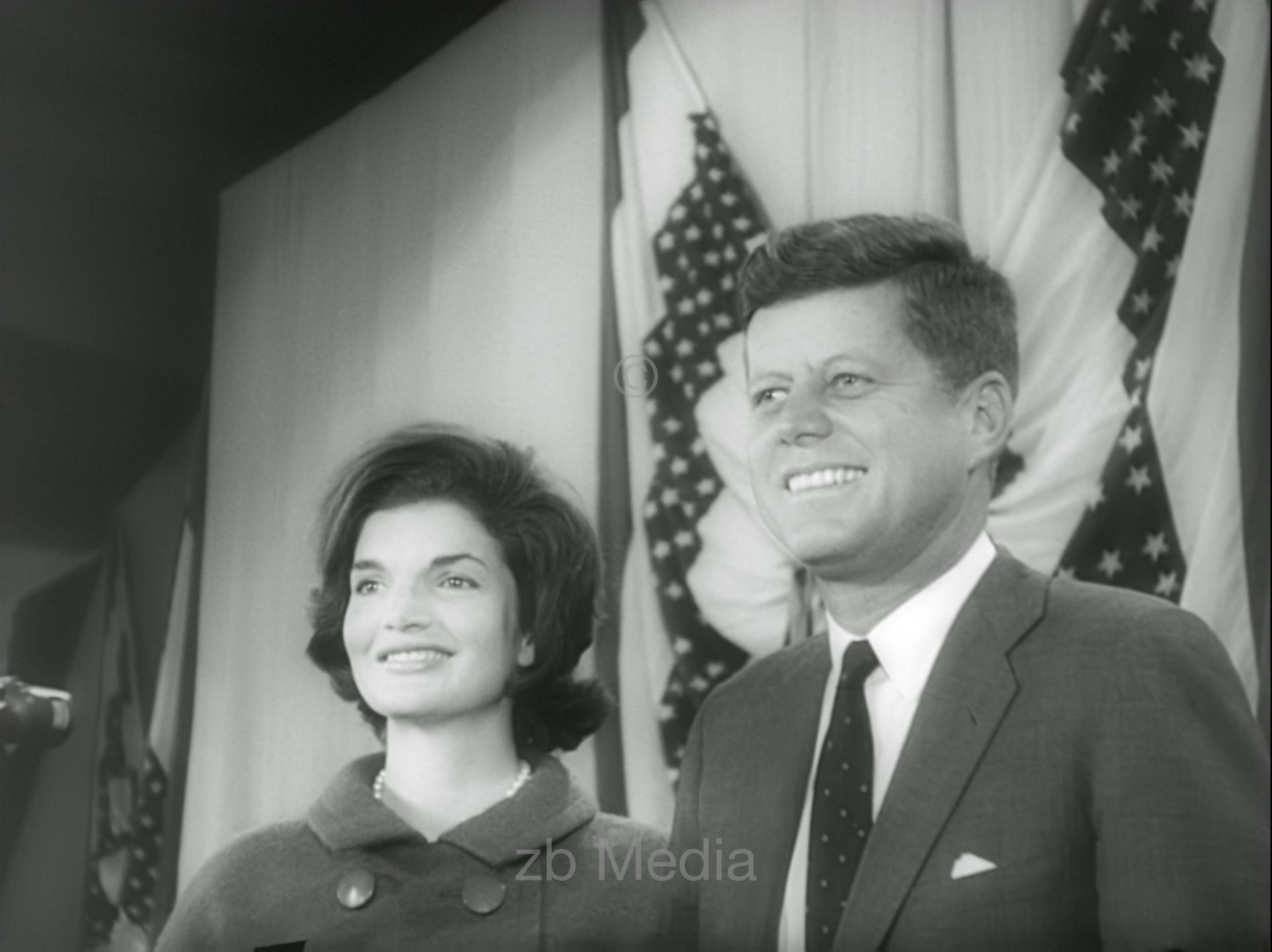 Election winner John F. Kennedy with Jacqueline Kennedy 1960 Election winner John F. Kennedy with Jacqueline Kennedy 1960